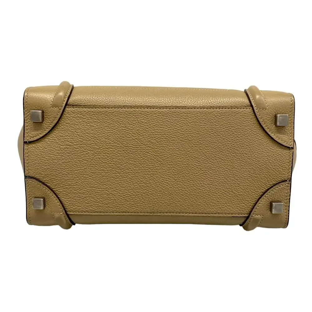 Celine Luggage Micro Shopper Handbag